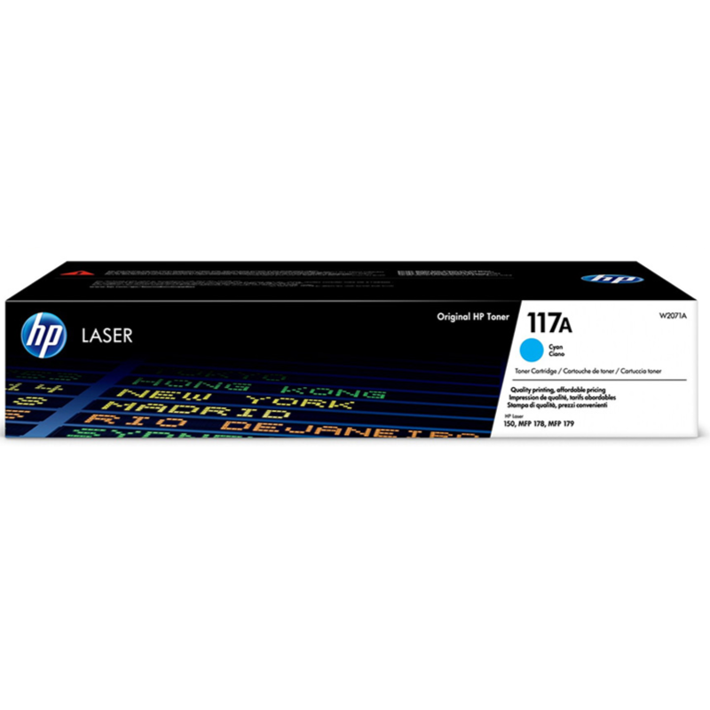 HP 117A Cyan Original Laser Toner - SMT QATR