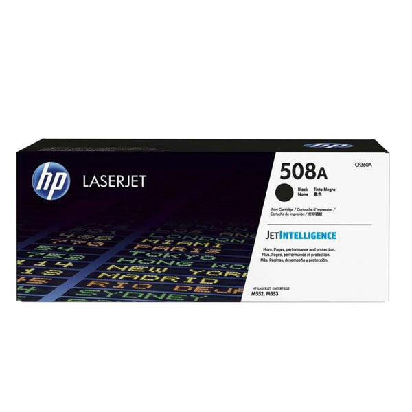 HP 508A Black Original LaserJet Toner - SMT QATAR