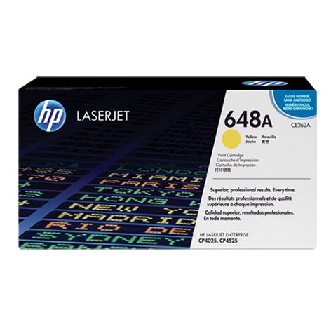HP 648A Yellow Original LaserJet Toner  - SMT QATAR