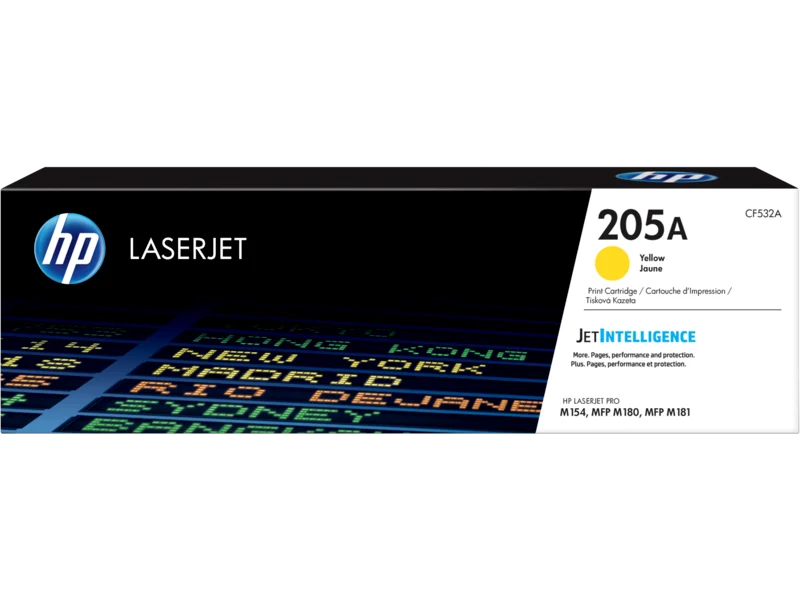 HP 205A Yellow Original LaserJet Toner Cartridge (CF532A)