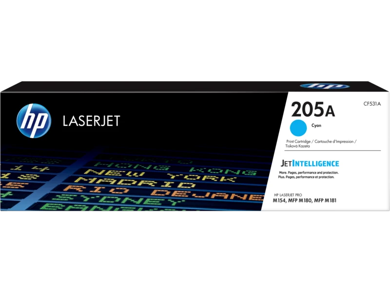HP 205A Cyan Original LaserJet Toner Cartridge (CF531A)