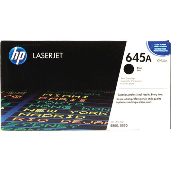 HP 645A Black Original Laser Toner  - SMT QATAR
