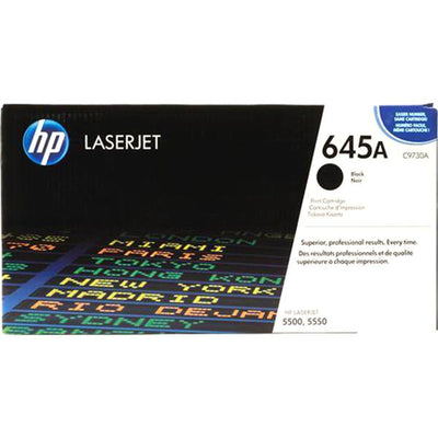 HP 645A Black Original Laser Toner  - SMT QATAR