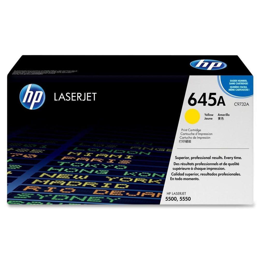 HP 645A Yellow Original Laser Toner - SMT QATAR