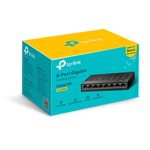 TP-Link LS1008G 8-port gigabit switch - view 2