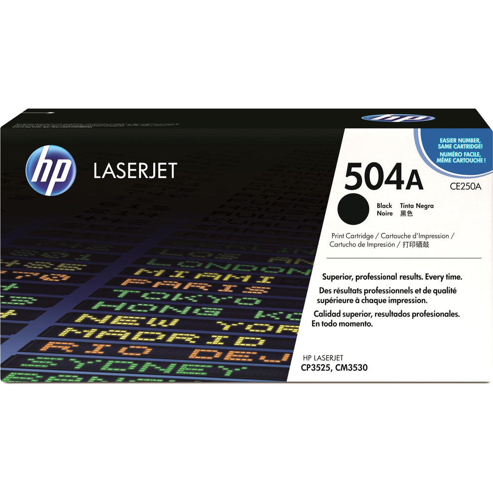 HP 504A Original Laser Toner Black - SMT QATAR