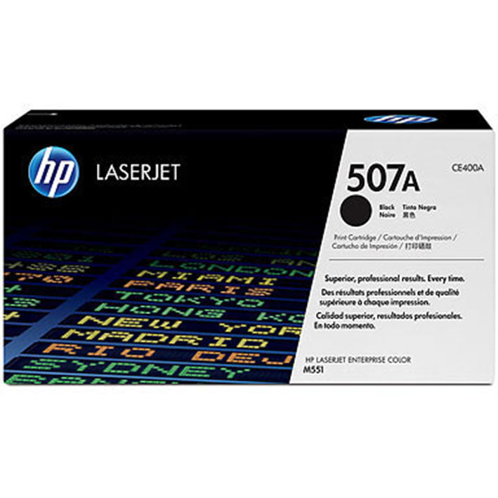 HP 507A Black Original  Laser Toner - SMT QATAR