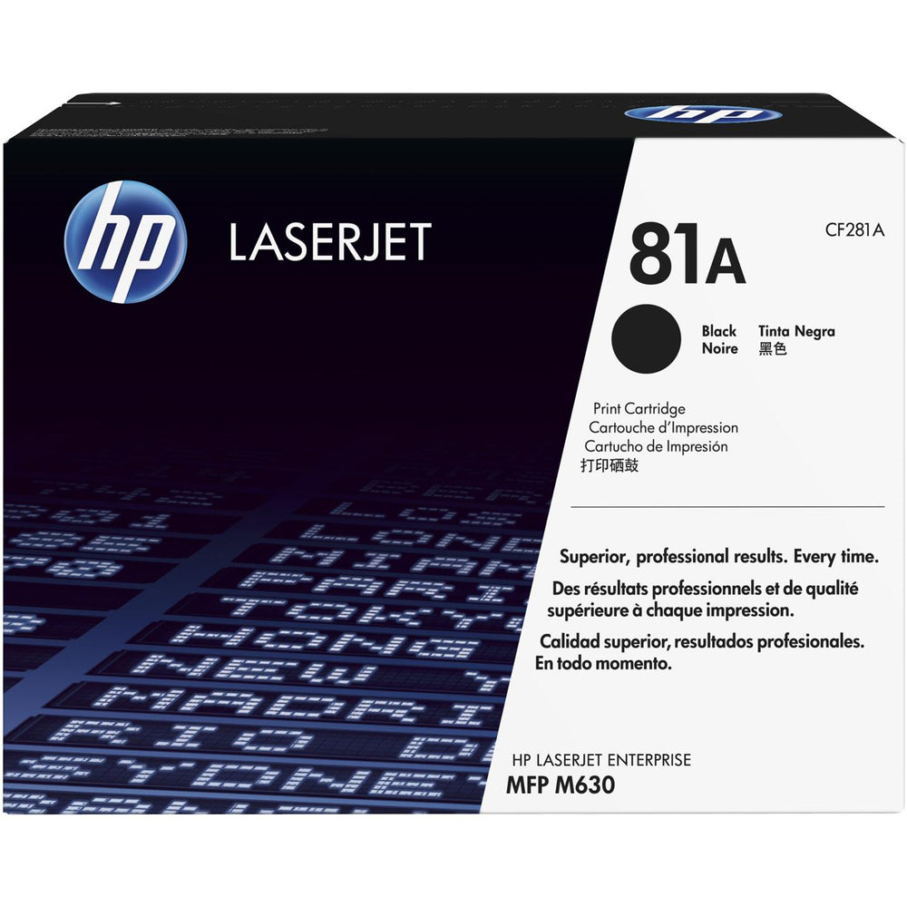 HP 81A Original  Laser Toner Black - SMT QATAR