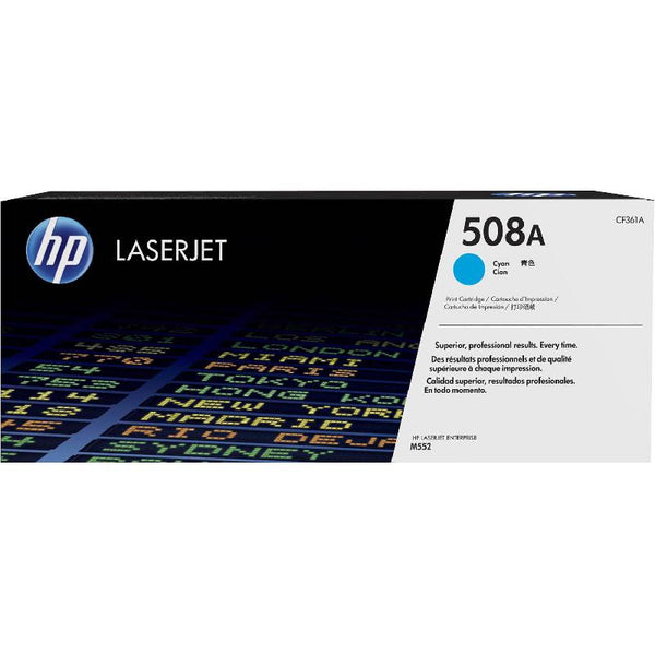 HP 508A CYAN Laser Toner - SMT QATAR