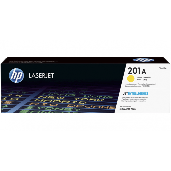 HP 201A Yellow LaserJet Toner CF402A- SMT QATAR