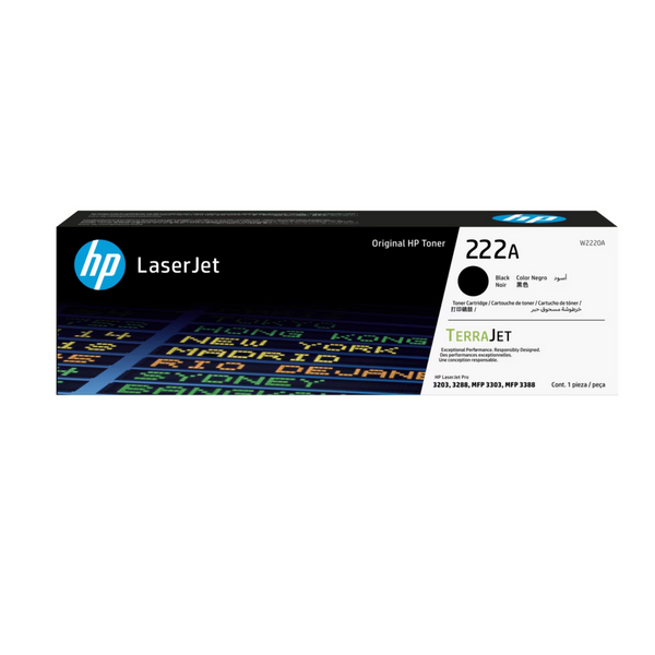 HP 222A  Black Toner Cartridge (W2220A)-SMT QATAR