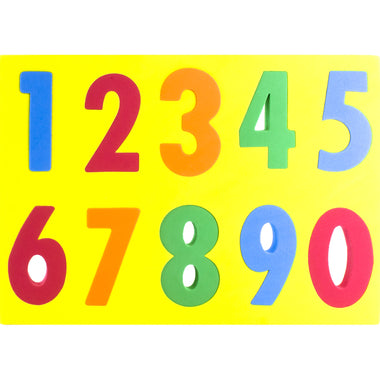 English Numbers Foam Puzzle