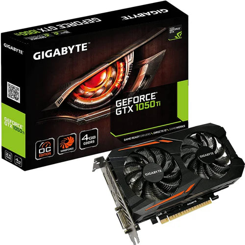 Gigabyte GeForce GTX 1050 Ti 4GB graphics card