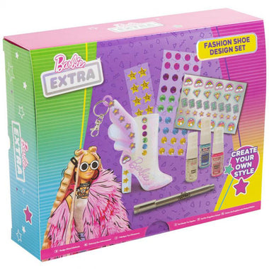 Barbie Extra Fashion Shoe Design Set Cosmetics & Fashion Activity Set