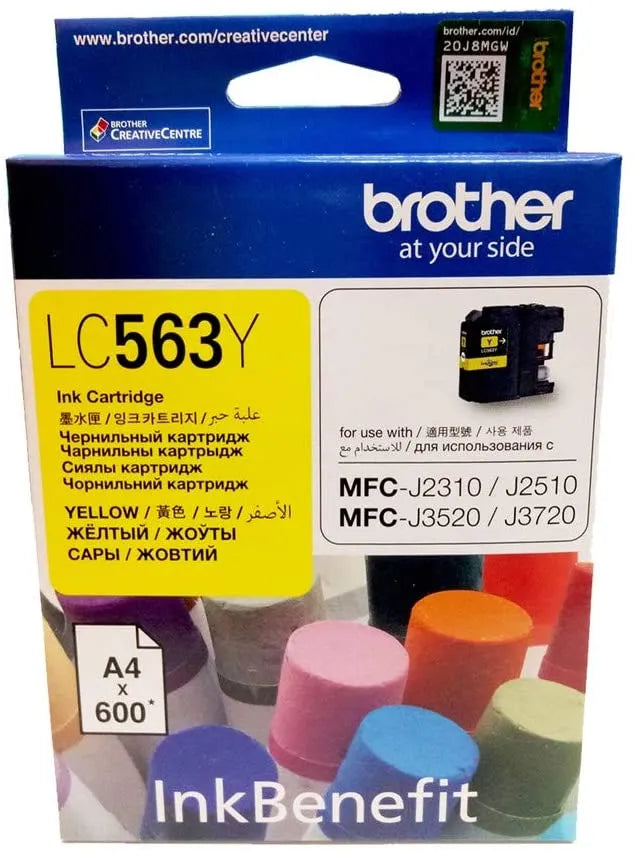 خرطوشة حبر أصفر Brother LC-563