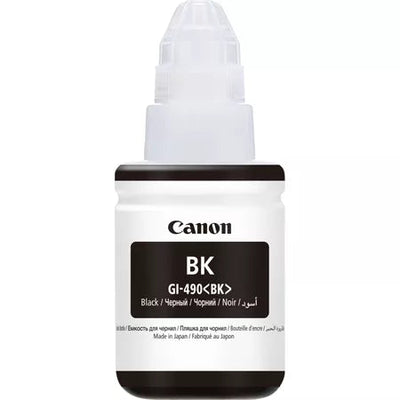Combo Pack: Canon GI 490 (Black+Cyan+Yellow+Magenta) Original Ink Bottle