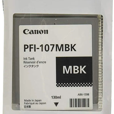 Canon PFI-107MBK Ink Matte black, 130ml, 6704B001 (Standard capacity)