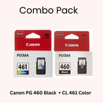 Combo Pack: Canon PG-460 Black + CL-461 Color Original Ink Cartridge