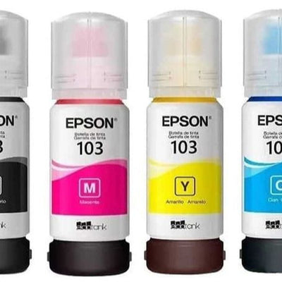 Combo Pack: EPSON 103 Eco Tank Original Ink Bottles
