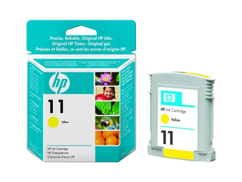 HP 11 Yellow Original Ink Cartridge,