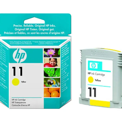 HP 11 Yellow Original Ink Cartridge,