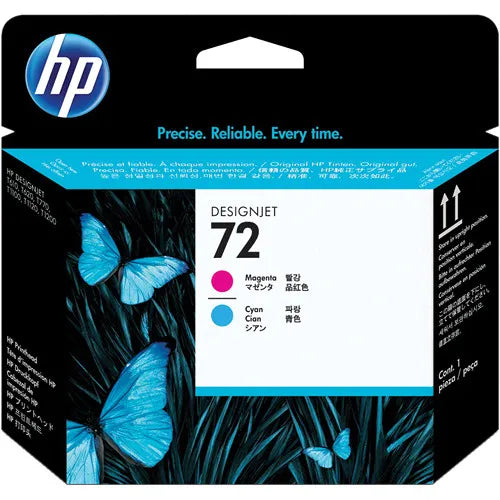 HP 72 Magenta and Cyan DesignJet Printhead, C9383A