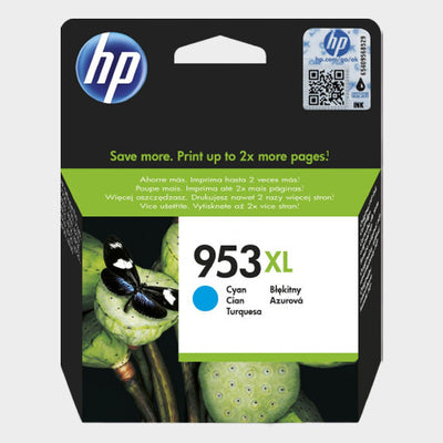 HP F6U16AE 953XL High Yield Original Ink Cartridge – Cyan