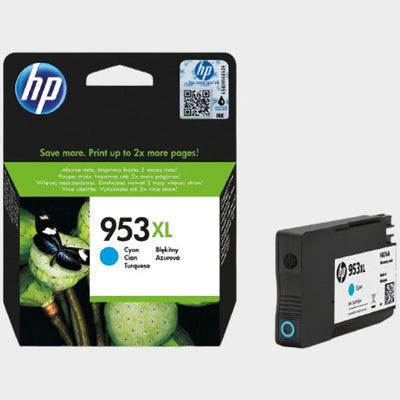 HP F6U16AE 953XL High Yield Original Ink Cartridge – Cyan