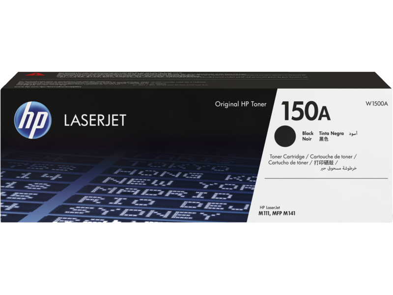 HP 150A Black Original LaserJet Toner Cartridge - W1500A