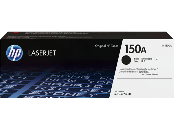 HP 150A Black Original LaserJet Toner Cartridge - W1500A