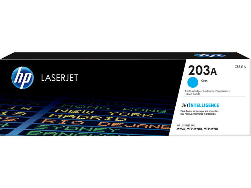 HP 203A Cyan Original Toner Cartridge - CF541A