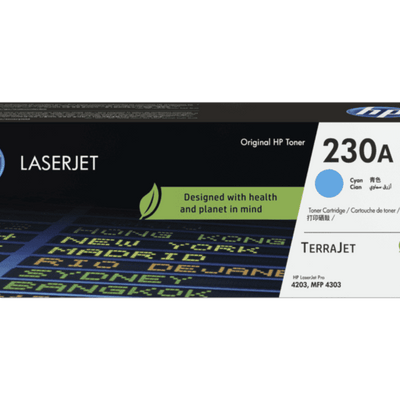 HP 230A CYAN LaserJet Toner - SMT QATAR