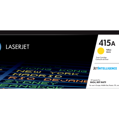 HP 415A YELLOW Original LaserJet Toner Cartridge-SMT QATAR