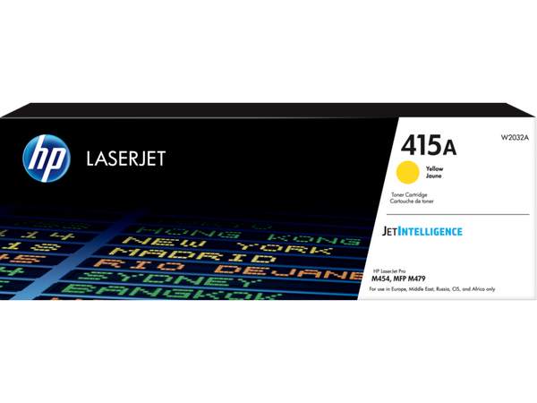 HP 415A YELLOW Original LaserJet Toner Cartridge-SMT QATAR