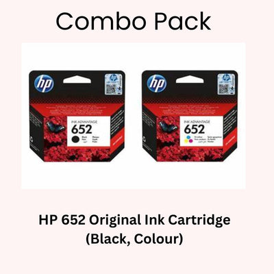 Combo Pack: HP 652 Original Ink Cartridge