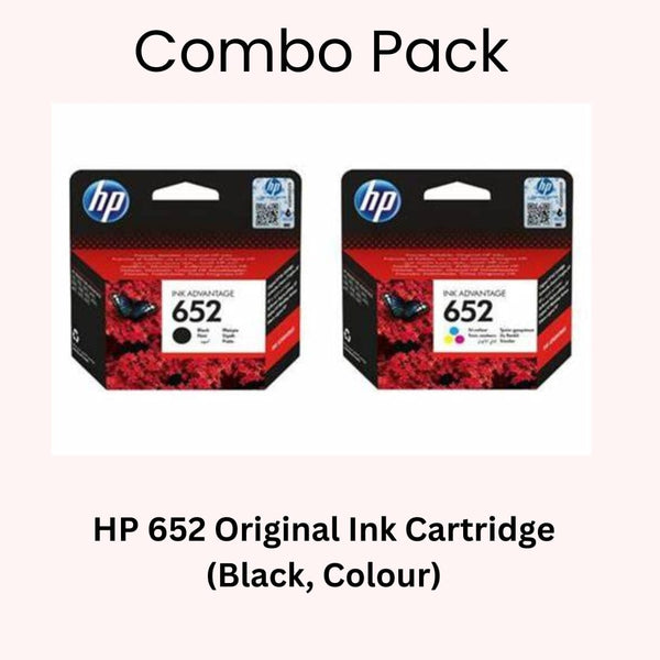 Combo Pack: HP 652 Original Ink Cartridge
