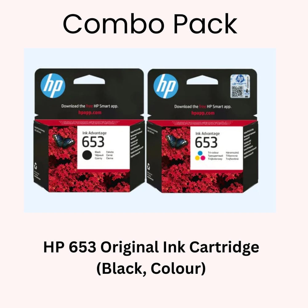 Combo Pack: HP 653 Original Ink Cartridge