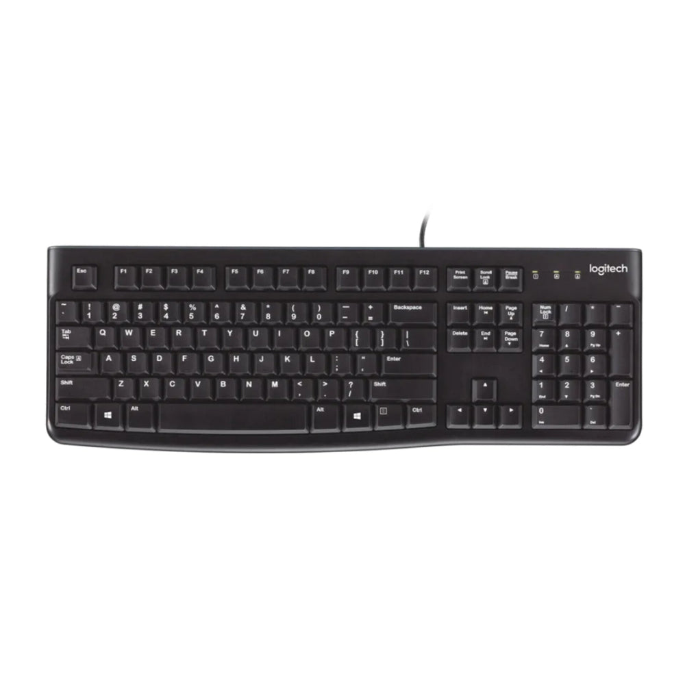 Logitech K120 Wired Keyboard (English + Arabic)