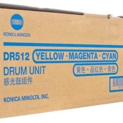 Konica Minolta DR-512 75K Page Yield Color Drum Unit for Bizhub C224 C284 C364 C454 C554 A2XN0TD