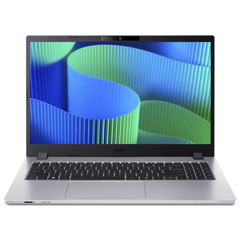 Acer Travelmate Professional 215, ULTRA 7 255U, Discrete TPM, 16GB DDR5 Upgradable RAM, 512 GB SSD, 15″ Full HD, CAM, MIC, WiFi 6E, WLAN+BT, RJ45 port, Arabic/English Backlit Keyboard, Finger Print, 3 Cell, FreeDOS, 1 Year Carry-in Warranty
