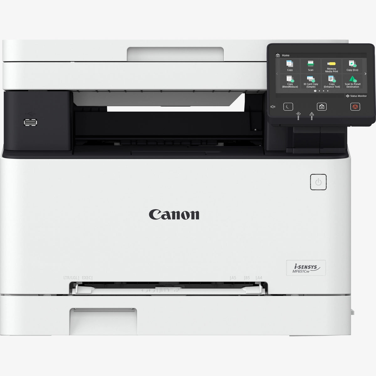 Canon i-SENSYS MF651Cw colour laser printer - view 3