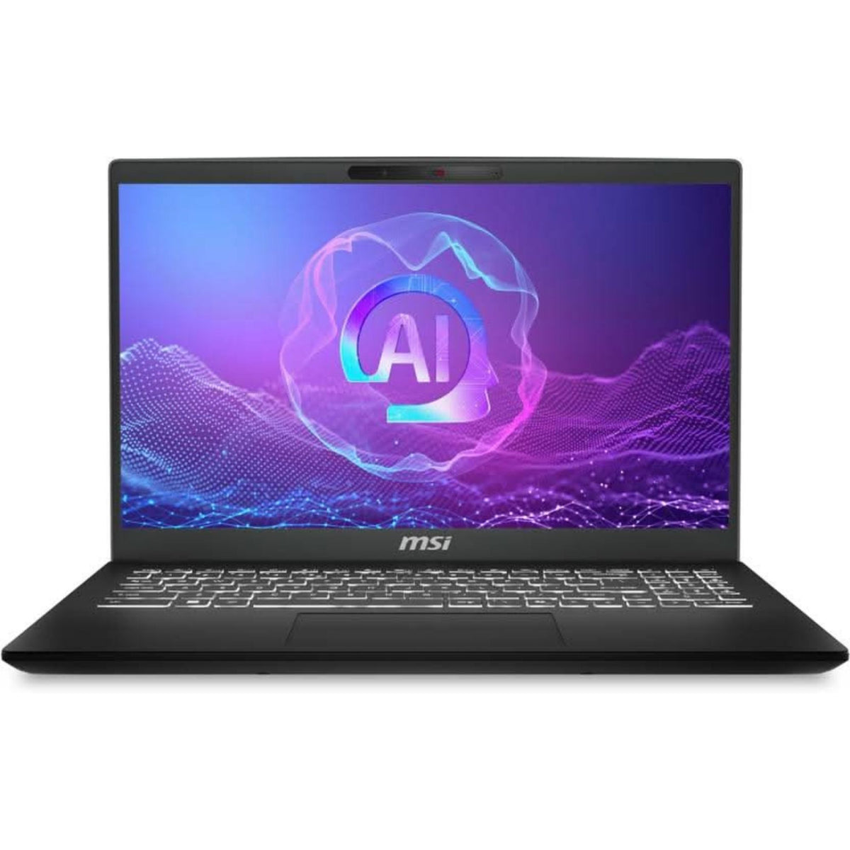 MSI Modern 15 AI Intel Core Ultra 5 255H 8GB RAM 512GB NVMe SSD 15.6″” FHD Display Intel Graphics Windows 11 Black | 9S7-15H551-225 | Core Ultra 5 255H / 8GB RAM / 512GB SSD
