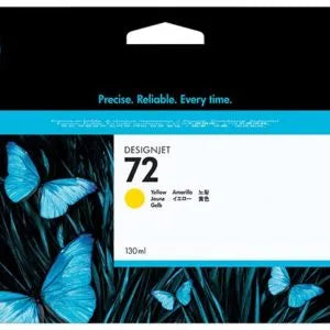 HP 72 130-ml Yellow DesignJet Ink