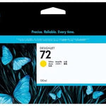 HP 72 130-ml Yellow DesignJet Ink
