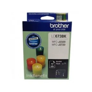 خرطوشة حبر BROTHER LC 673 BK - أسود