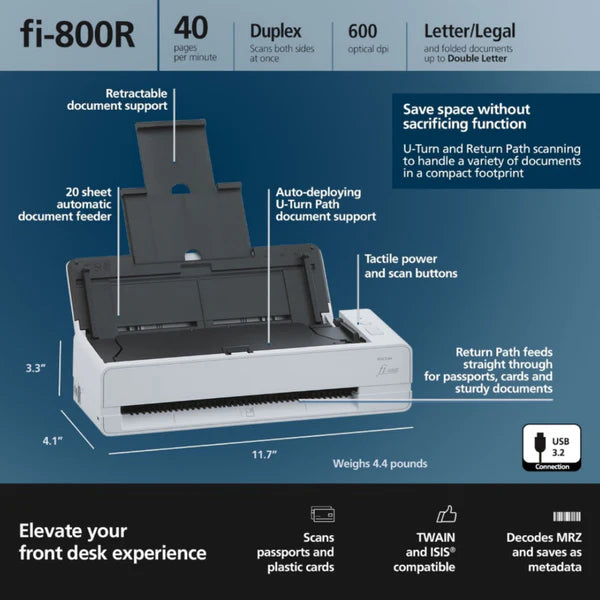 Ricoh fi-800R scanner